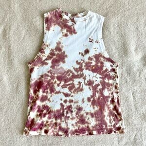 Re/done x Hanes tie dye muscle tee